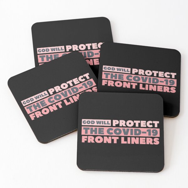 Item preview, Covid 19 front liners - God will protect the covid 19 front liners  designed and sold by HStudioPrints.