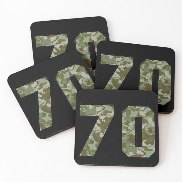 Item preview, Army Camo Number Seventy Veteran Lucky Number 70 designed and sold by Urosek.