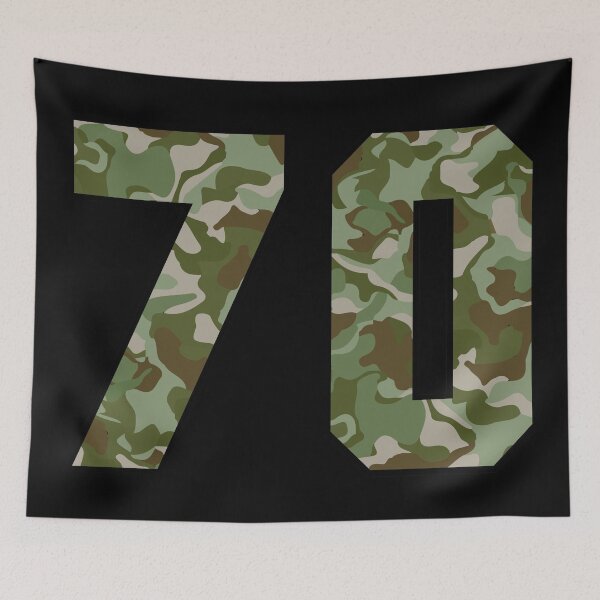 Item preview, Army Camo Number Seventy Veteran Lucky Number 70 designed and sold by Urosek.