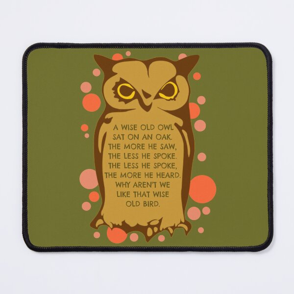 Item preview, a WISE OLD OWL designed and sold by sandpiperstudio.