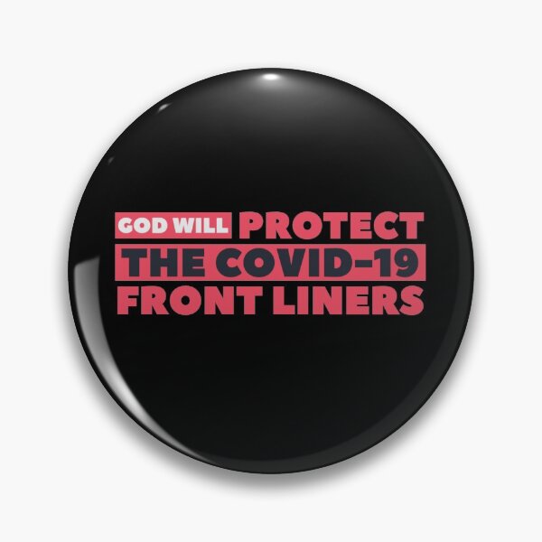 Item preview, Covid 19 front liners - God will protect the covid 19 front liners  designed and sold by HStudioPrints.