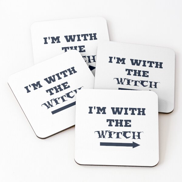 Item preview,   I'm with The witch , Halloween party halloween celebration, witch party halloween gifts designed and sold by ritach11.