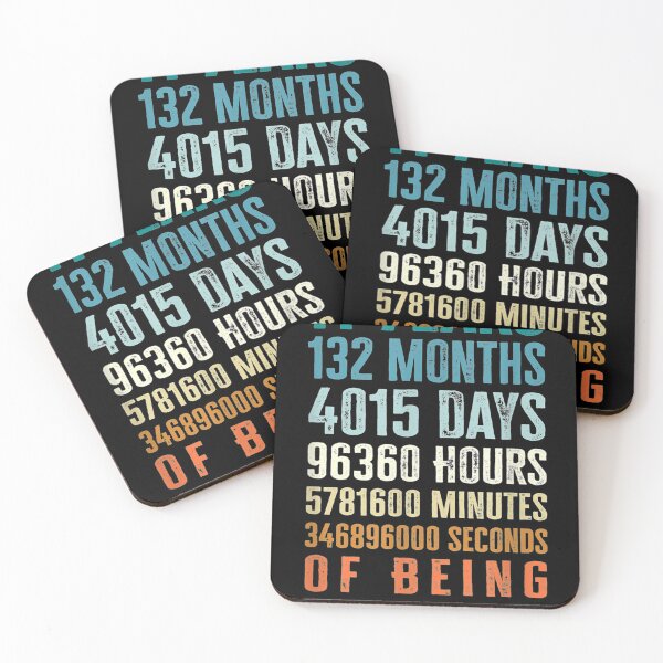 Item preview, 11 Years 132 Months Of Being Awesome 11th Birthday designed and sold by DinashiCorne.