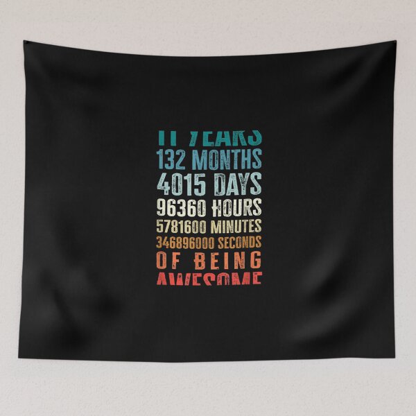 Item preview, 11 Years 132 Months Of Being Awesome 11th Birthday designed and sold by DinashiCorne.
