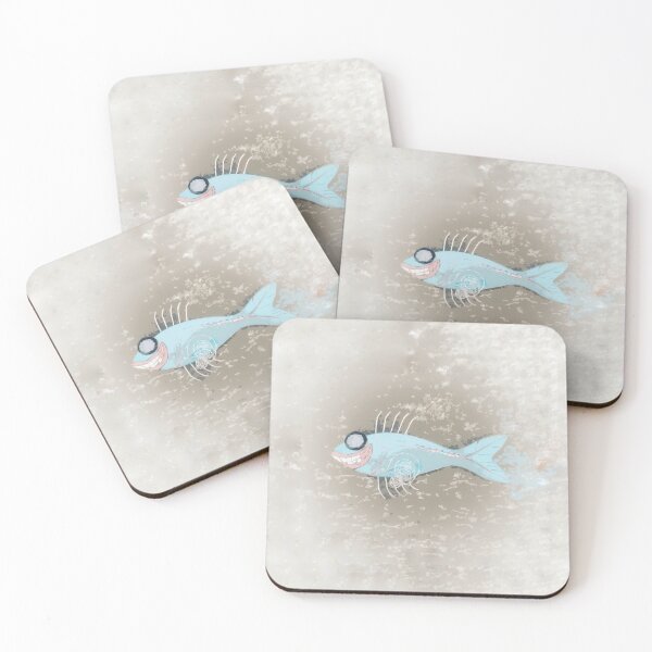 Item preview, Boho Fish 4 Coastal Design Style A Edited PHOTO of Wooden Fish Wall Decor designed and sold by Beachy.