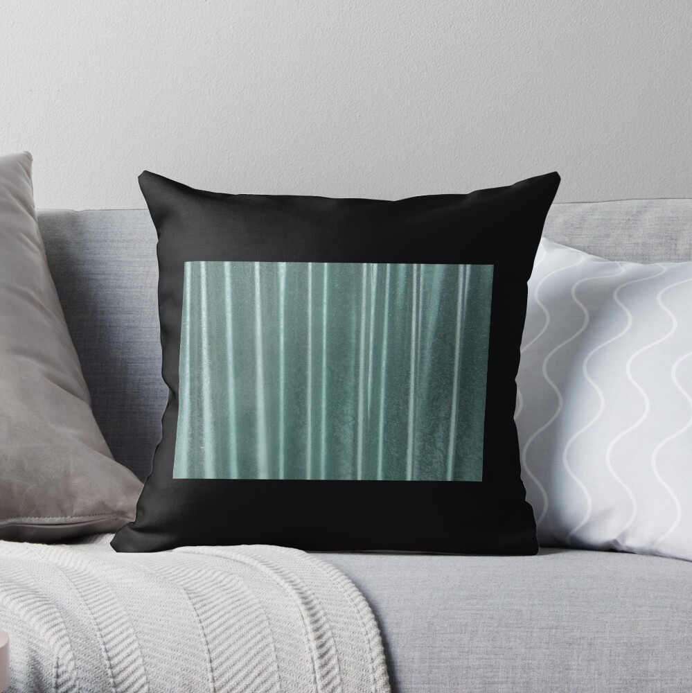 Living in Green Throw Pillow