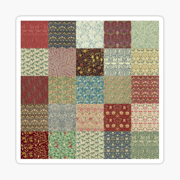 William Morris Pattern Collection Sticker