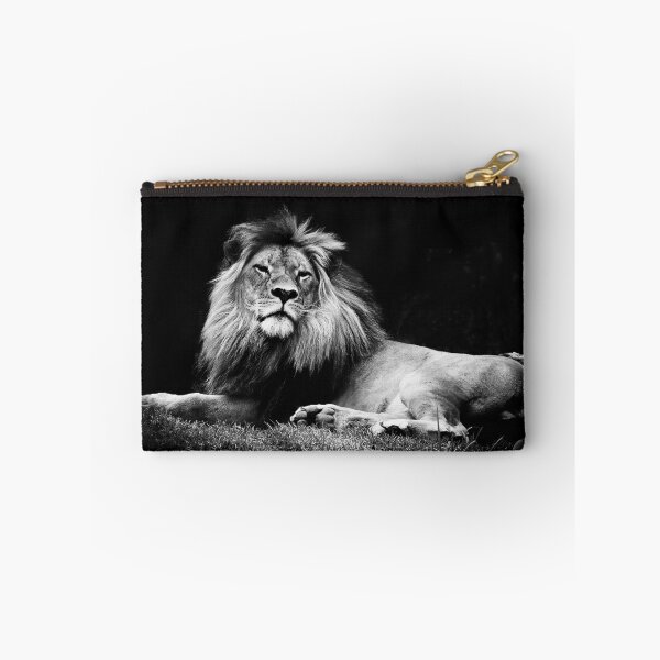 Item preview, A majestic lion in monochrome designed and sold by Elana Bailey.