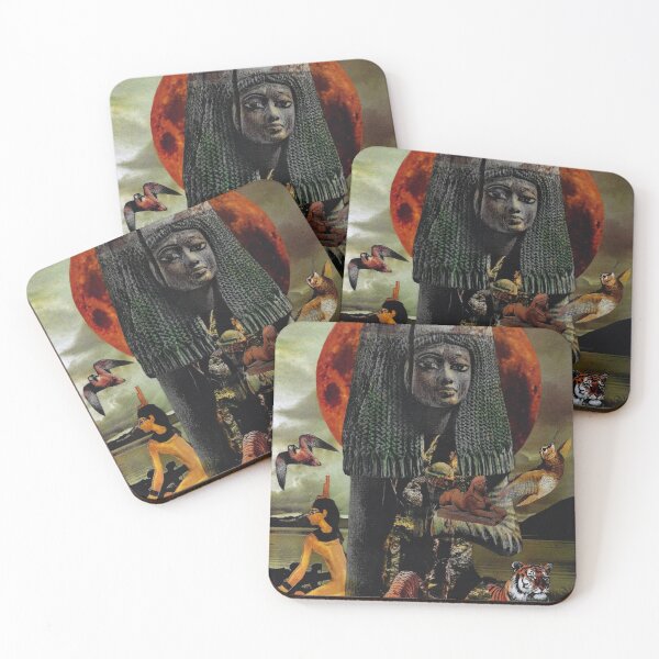 Item preview, Queen of Ancient Egypt Cleopatra Nefertiti Sphinx Pyramid Moses designed and sold by Seruni Artworks.