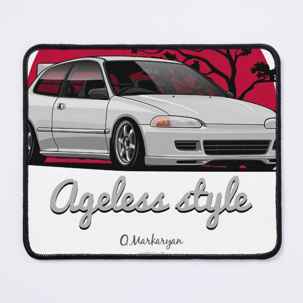 Item preview, Ageless Style Civic EG (white or grey) Essential designed and sold by sheilaterry.