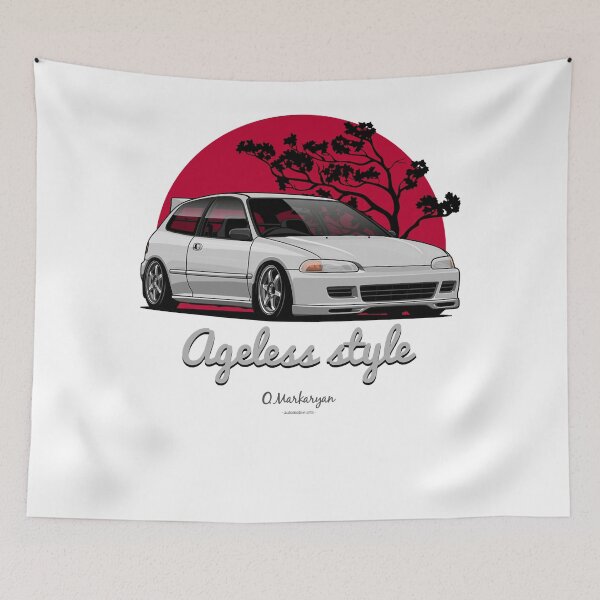 Item preview, Ageless Style Civic EG (white or grey) Essential designed and sold by sheilaterry.