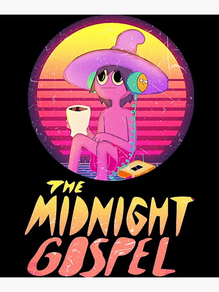 Disover Midnight Gospel Retro Premium Matte Vertical Poster