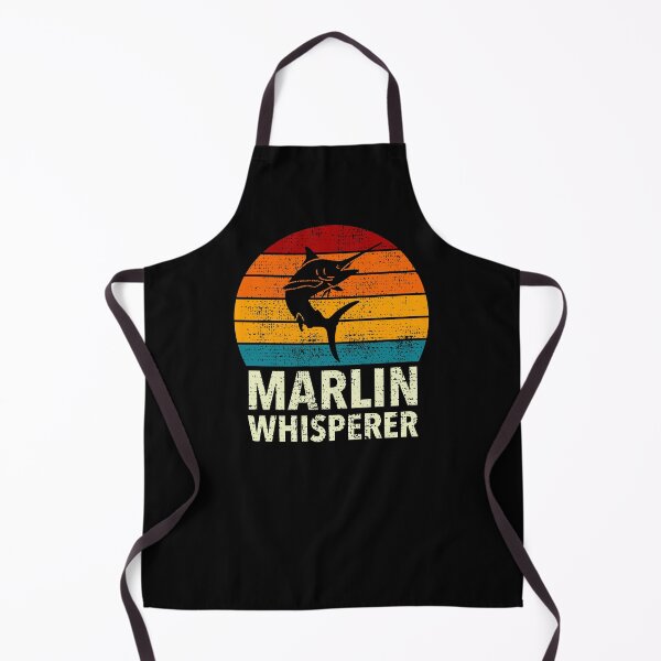 Item preview, Blue Swordfish Marlin Whisperer Sport Sea Fishing Retro designed and sold by JokeGysen.