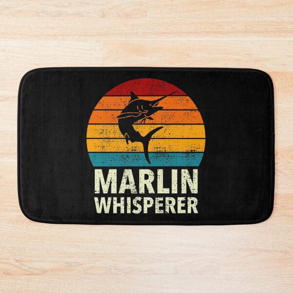 Item preview, Blue Swordfish Marlin Whisperer Sport Sea Fishing Retro designed and sold by JokeGysen.