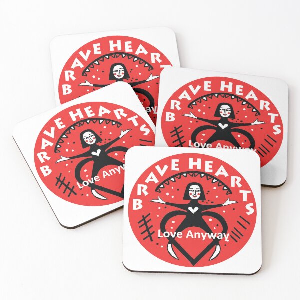 Item preview, LOVE TRIBE - BRAVE HEARTS designed and sold by Bev Aisbett.