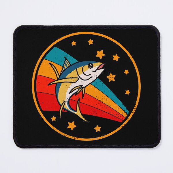 Item preview, Yellowfin Tune Big-game Sport Sea Fishing Retro Space designed and sold by JokeGysen.