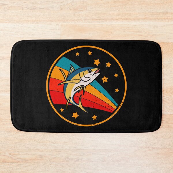 Item preview, Yellowfin Tune Big-game Sport Sea Fishing Retro Space designed and sold by JokeGysen.