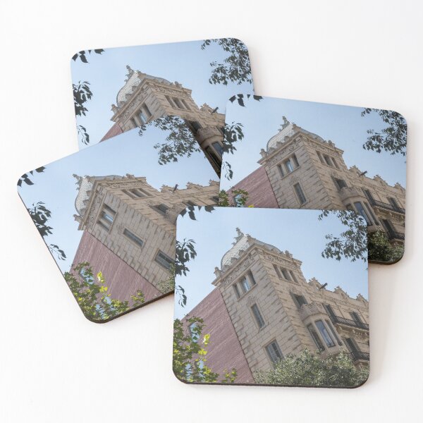 Item preview, Barcelona Passeig de Gracia Architecture - Cool Corner Tower designed and sold by Georgia Mizuleva.