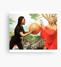 funny mannequin challenge Canvas Print