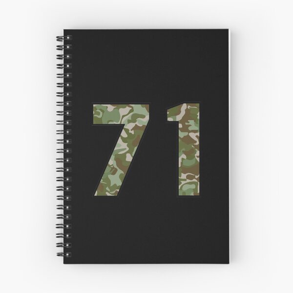 Item preview, Army Camo Number Seventy-one Veteran Lucky Number 71 designed and sold by Urosek.