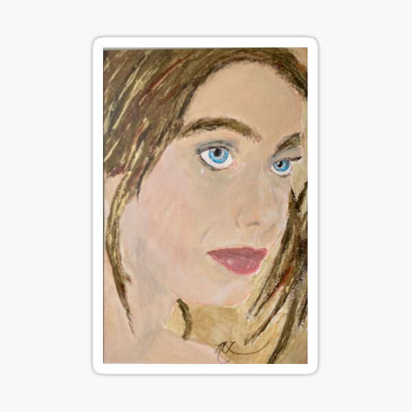 BLUE EYED BABE CRYING Sticker