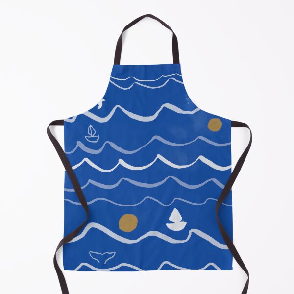 Item preview, Nautical wave pattern designed and sold by Mirrortail.