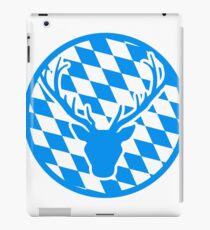 deer horns oktoberfest text lettering shirt cool design iPad Case/Skin