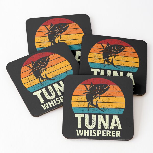 Item preview, Yellowfin Tuna Whisperer Sport Sea Fishing Retro designed and sold by JokeGysen.