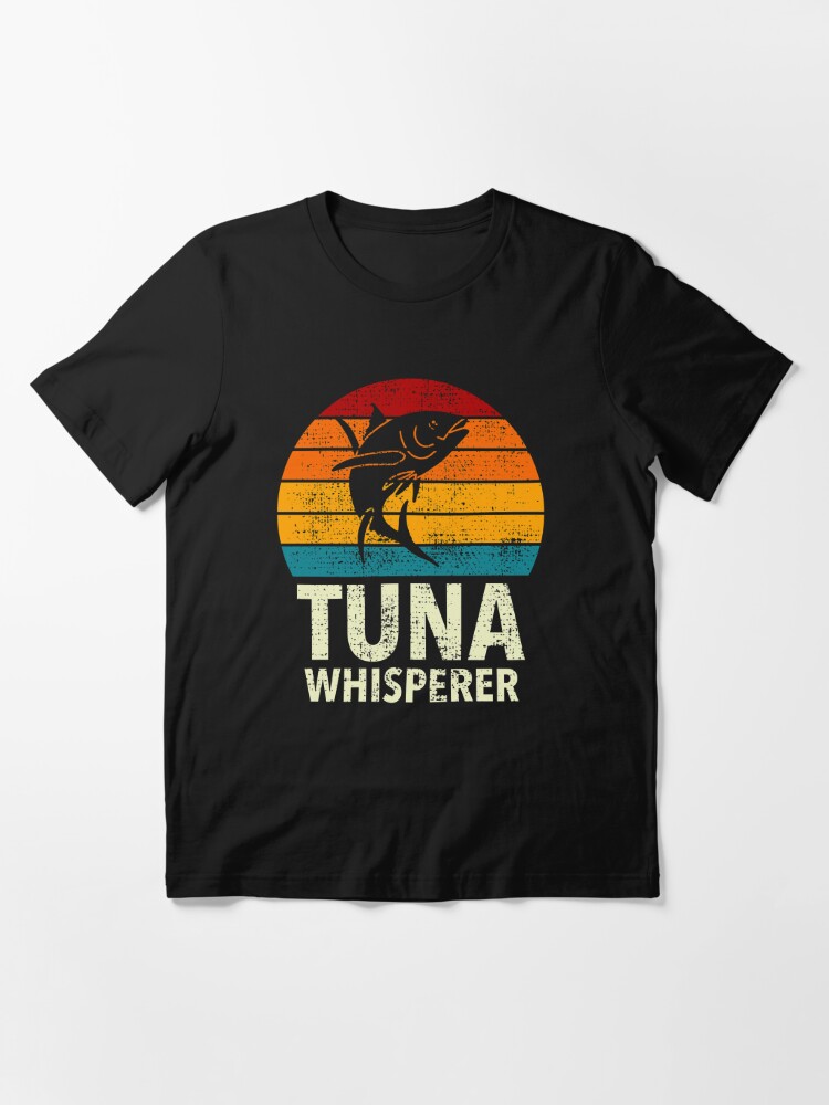 Tuna - Retro Style Vintage Bluefin Tuna Fishing Fisherman T-Shirt :  : Fashion