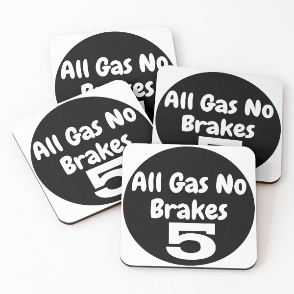 Item preview, All Gas No Brakes designed and sold by Black-en-White.