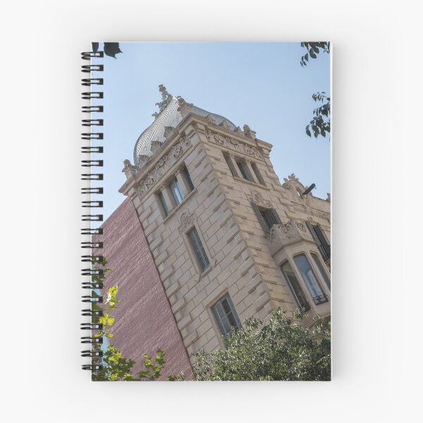 Item preview, Arquitectura Passeig de Gracia de Barcelona - Cool Corner Tower designed and sold by Georgia Mizuleva.