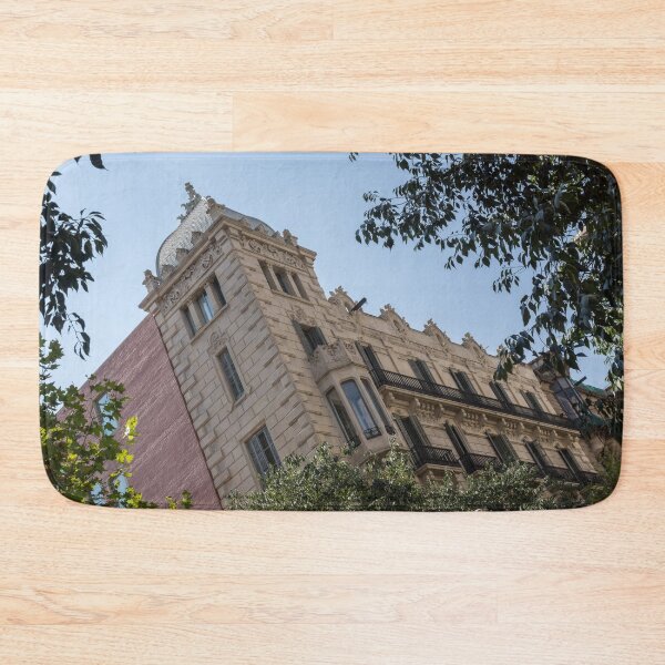 Item preview, Barcelona Passeig de Gracia Architecture - Cool Corner Tower designed and sold by Georgia Mizuleva.