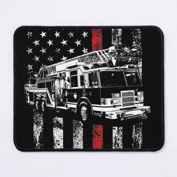Item preview, Fireman American Flag Thin Red Line Firefighter designed and sold by LucaAndreien.