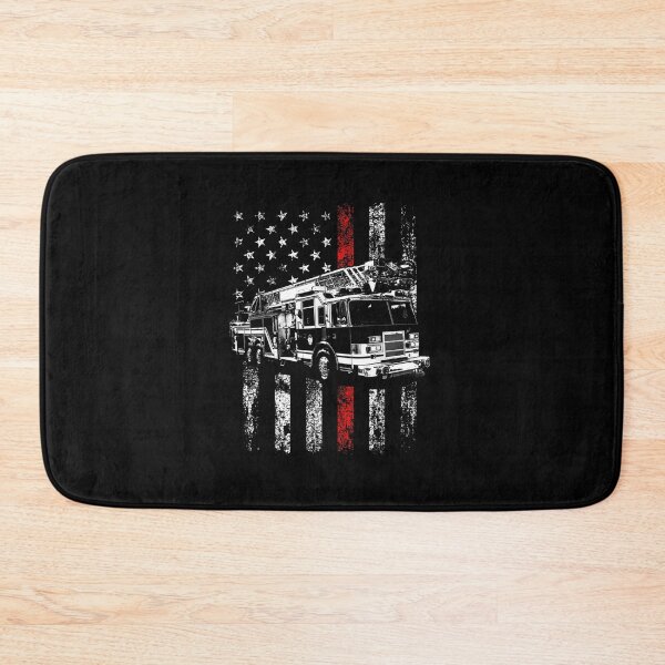 Item preview, Fireman American Flag Thin Red Line Firefighter designed and sold by LucaAndreien.