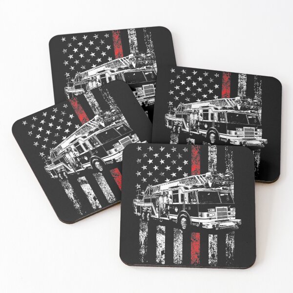 Item preview, Fireman American Flag Thin Red Line Firefighter designed and sold by LucaAndreien.