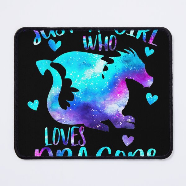 Item preview, Just a Girl Who Loves Dragons Galaxy Space Dragon Cute Girls designed and sold by MivaanshiAhe.