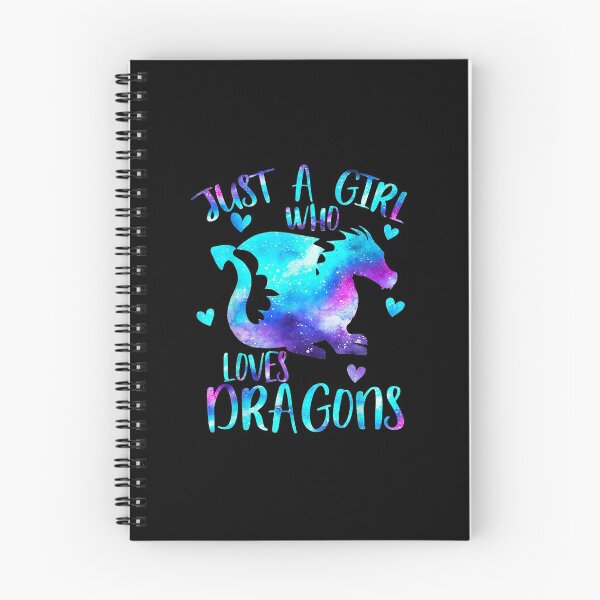 Item preview, Just a Girl Who Loves Dragons Galaxy Space Dragon Cute Girls designed and sold by MivaanshiAhe.