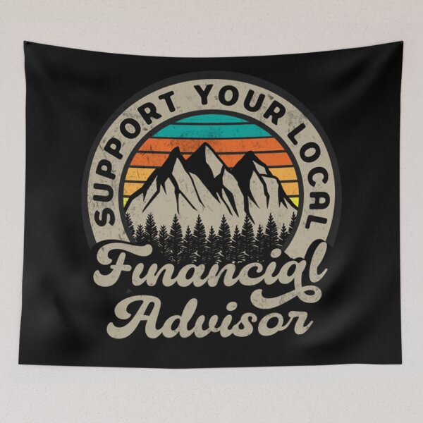 Item preview, Financial Advisor - Support Your Local Retro Design  designed and sold by Calebven406.