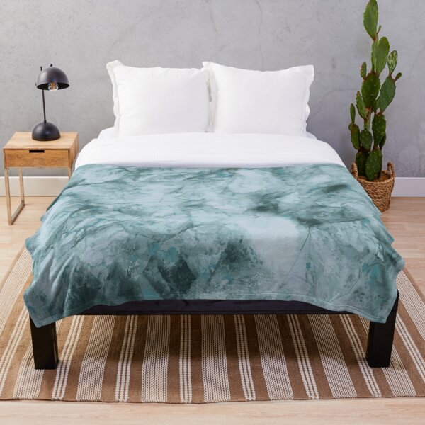 Aperçu de l'œuvre Marbre de texture abstraite cool bleu et vert créée et vendue par Abbara.