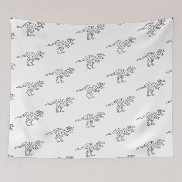 Item preview, T-REX Geometric Dinosaur Geometry Lined Tyrannosaur Gift designed and sold by Style4You24.