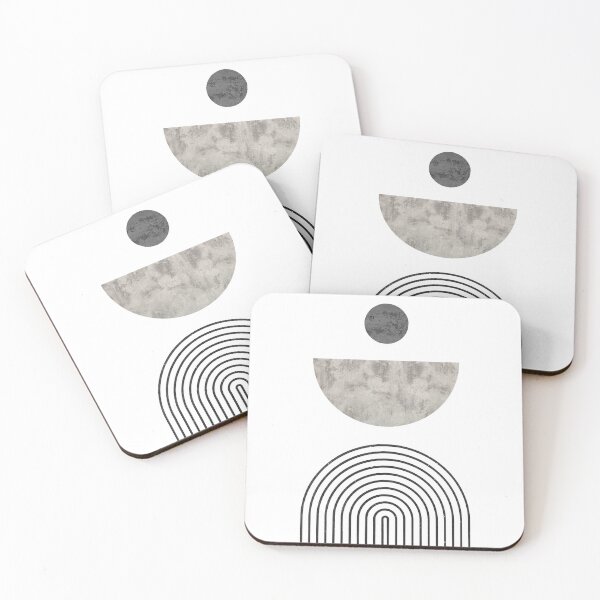 Item preview, Abstract MOD Shapes, Beige And Black designed and sold by D-Spot Shop.