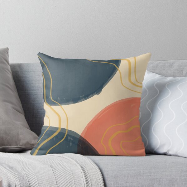 Item preview, Minimal Mid-century Modern Hand-drawn Geometric Design designed and sold by ScandiHome.
