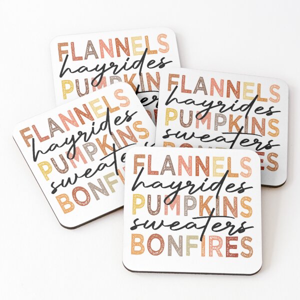 Item preview, Flannels Hayrides Pumpkins Vintage Sweaters Bonfires Autumn designed and sold by hypertee-design.