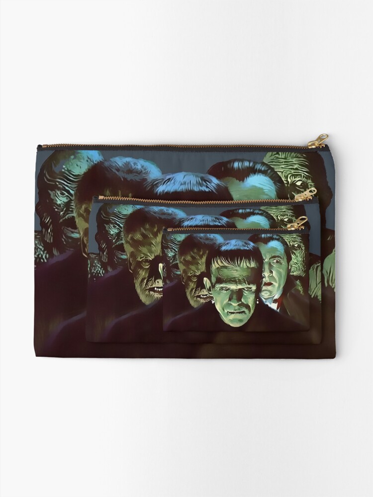 Alternate view of Gang of Monsters Zipper Pouch