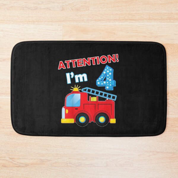 Item preview, Kids Fire Department Four 4yr 4th 4 Year Old Birthday Boy Kid T-Shirt designed and sold by Knight-Saverin.
