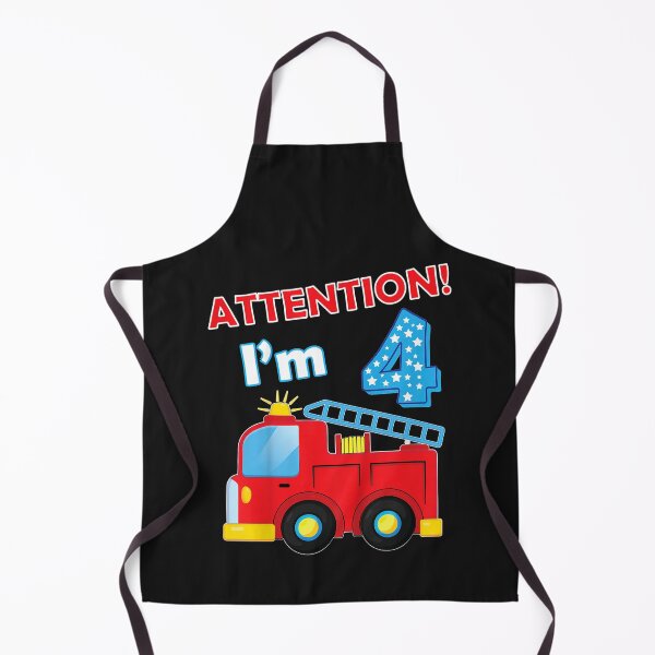 Item preview, Kids Fire Department Four 4yr 4th 4 Year Old Birthday Boy Kid T-Shirt designed and sold by Knight-Saverin.