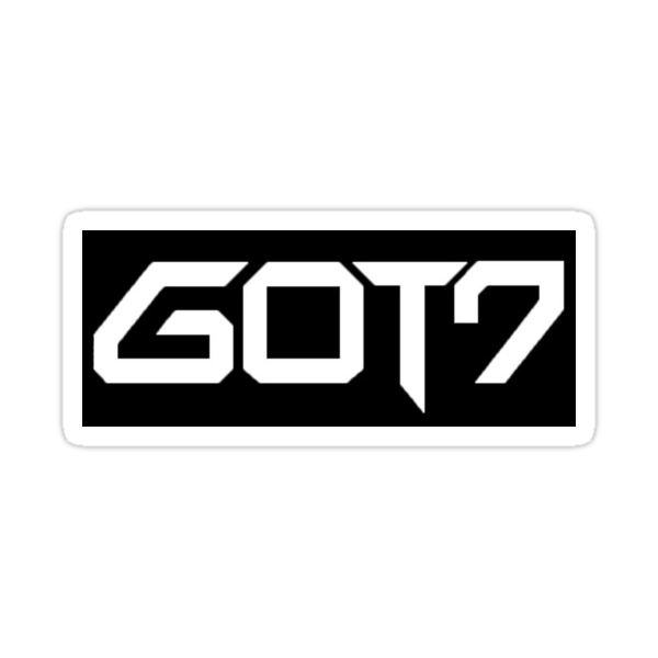 got7 logo stickers by crneis redbubble