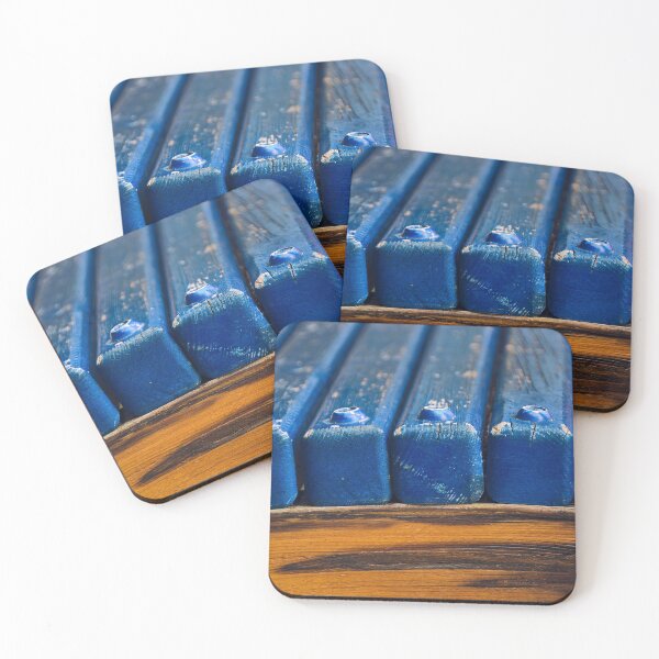 Item preview, Blue wooden texture designed and sold by Kiran-Fine-Art.