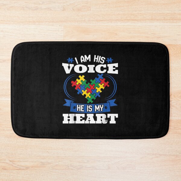 Item preview, I Am His Voice He Is My Heart Autism Awarenesson designed and sold by SemajshiMaah.