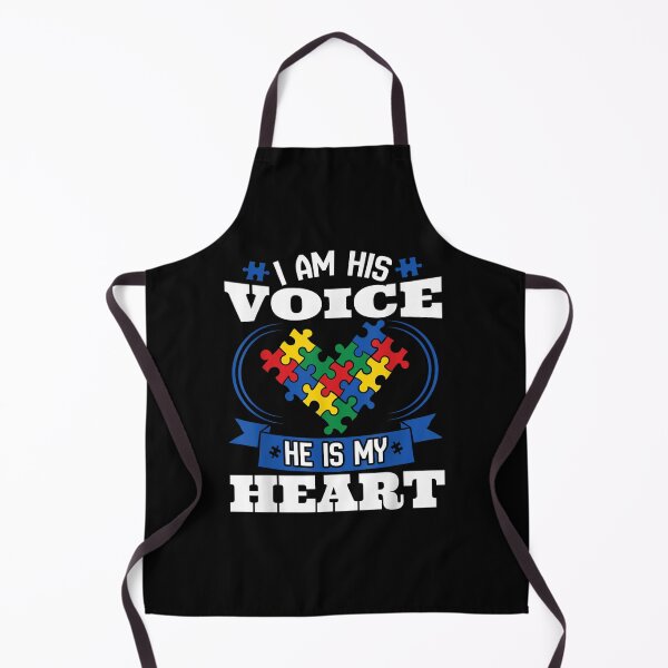 Item preview, I Am His Voice He Is My Heart Autism Awarenesson designed and sold by SemajshiMaah.